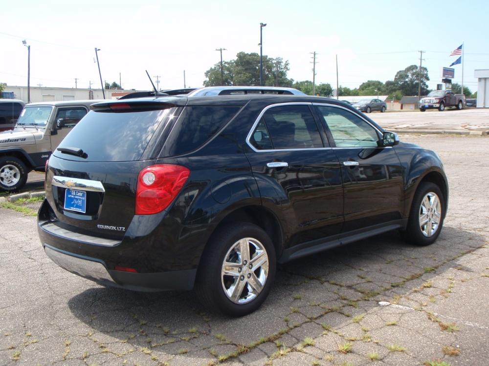 2014 BLACK /BROWN Chevrolet Equinox LTZ 2WD (2GNALDEK1E6) with an 2.4L L4 DOHC 16V engine, 6-Speed Automatic transmission, located at 2812 White Horse Road, Greenville, SC, 29611, (864) 269-1711, 34.808655, -82.434776 - 2.4 LITER 4 CYLINDER ENGINE,18 INCH ALLOY WHEELS,ANTI LOCK BRAKES,ANTI THEFT SYSTEM,TILT/REACH STEERING WHEEL,A/C,DUAL AIRBAGS,FORNT/REAR SIDE AIRBAGS,BODY COLOR BUMPERS,CHROME MIRRORS AND DOOR HANDLES,CRUISE CONTROL,AUTOMATIC HEADLIGHTS,FOG LIGHTS,USB.AUX OUTLET,LIT VANITY MIRRORS,LEATHER SEATS,HEA - Photo #3